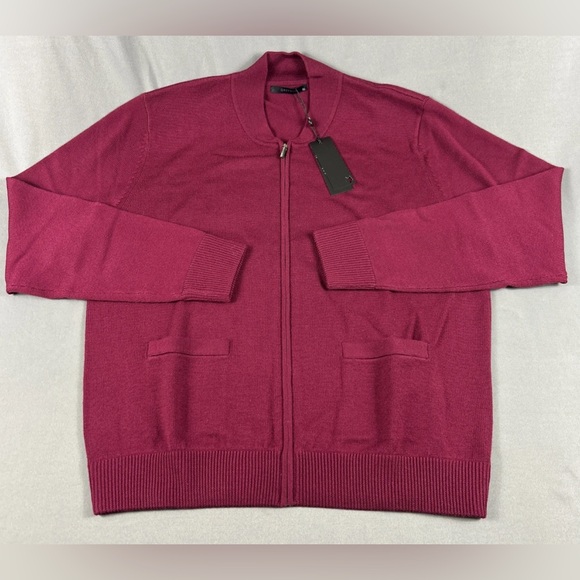 Greyson Sweater Sagaponack Full Zip XL Hawkeye Wool